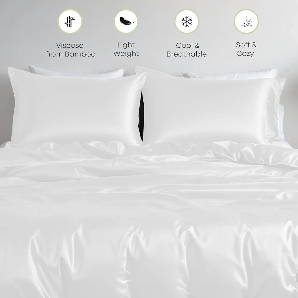 Linenwalas Duvet Cover Set Twin Size -